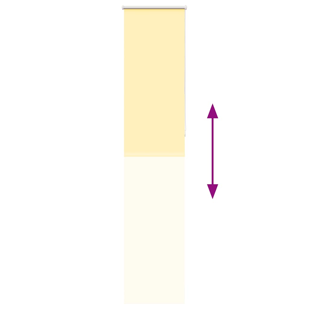 Verdunkelungsrollo Gelb 50x210 cm Stoffbreite 45,7 cm Polyester