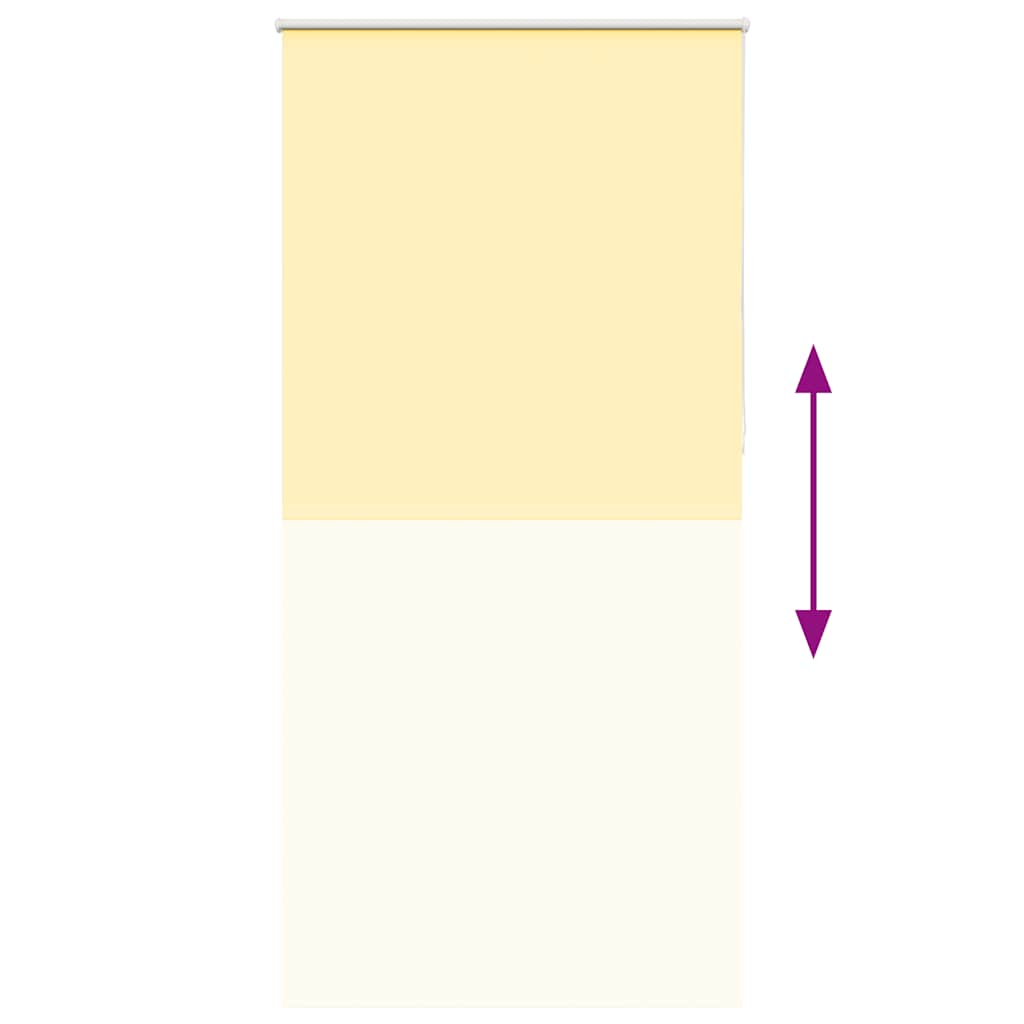 Verdunkelungsrollo Gelb 115x210cm Stoffbreite 110,7cm Polyester