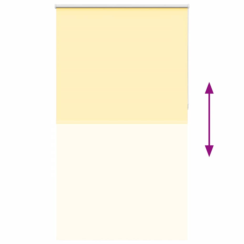 Verdunkelungsrollo Gelb 120x210cm Stoffbreite 116,6cm Polyester