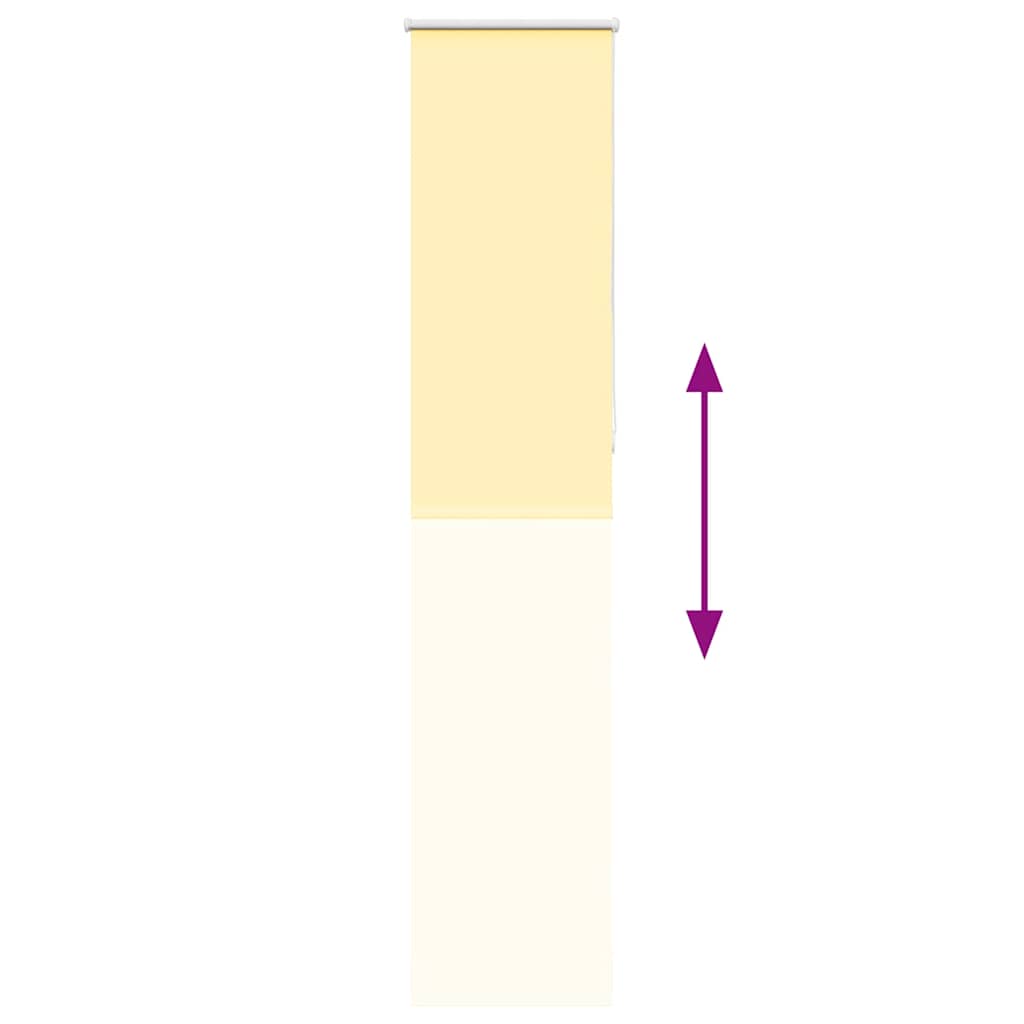 Verdunkelungsrollo Gelb 60x230 cm Stoffbreite 55,7 cm Polyester