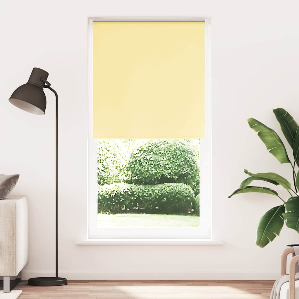 Verdunkelungsrollo Gelb 95x230 cm Stoffbreite 90,7 cm Polyester