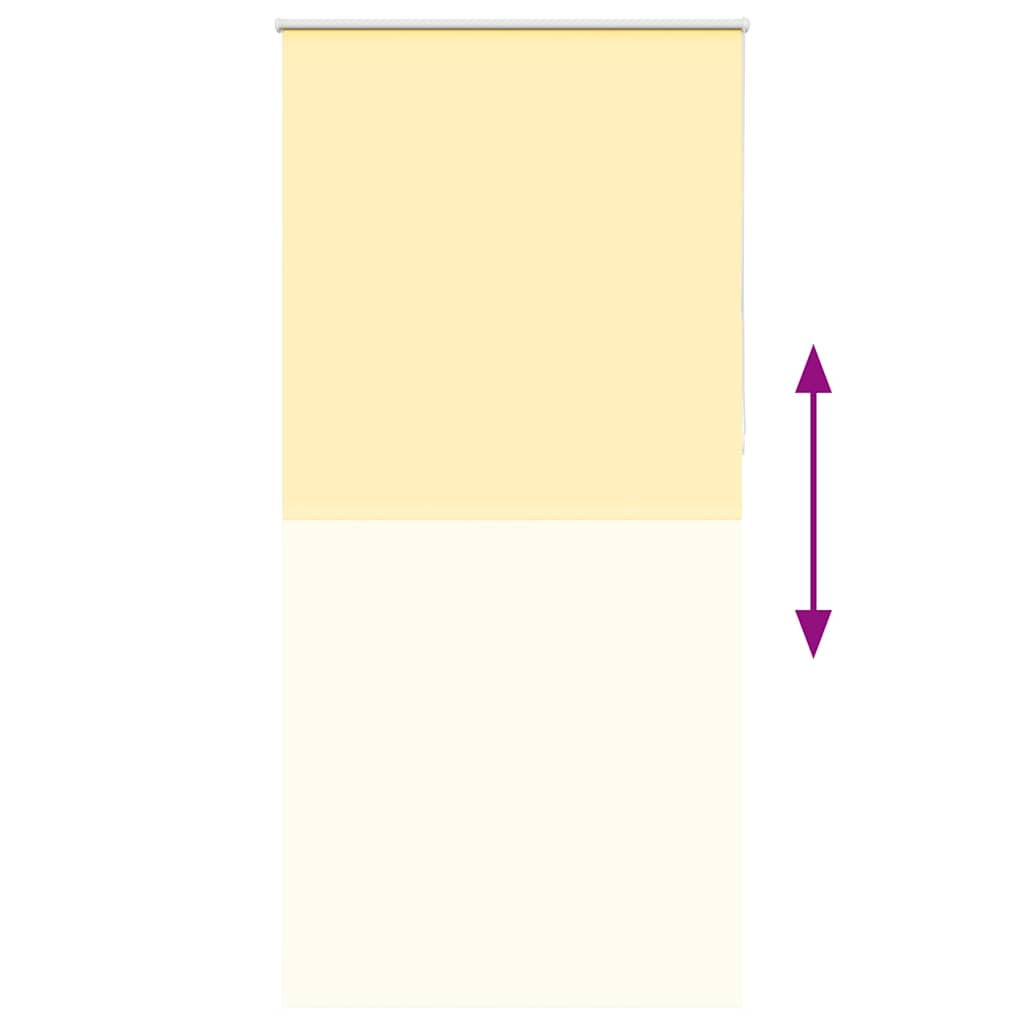 Verdunkelungsrollo Gelb 115x230cm Stoffbreite 110,7cm Polyester