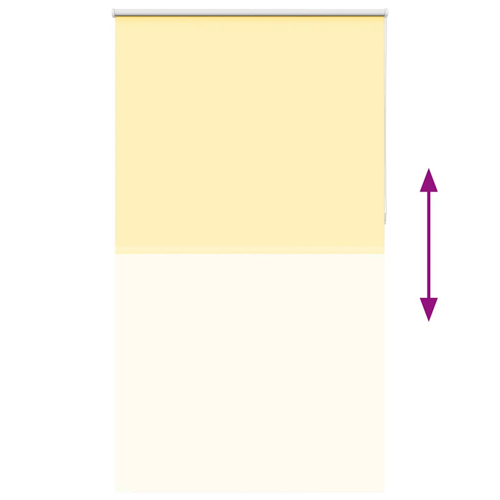 Verdunkelungsrollo Gelb 135x230cm Stoffbreite 131,6cm Polyester