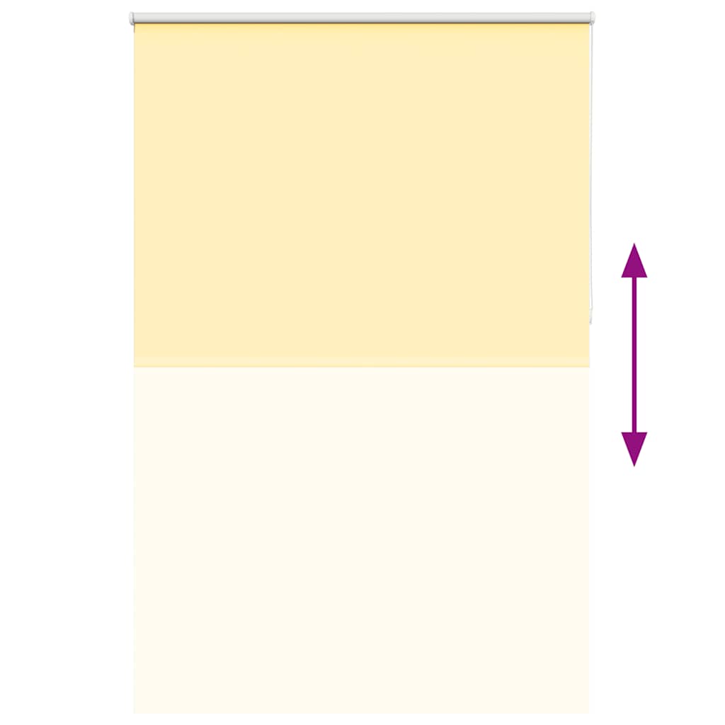 Verdunkelungsrollo Gelb 145x230cm Stoffbreite 141,6cm Polyester