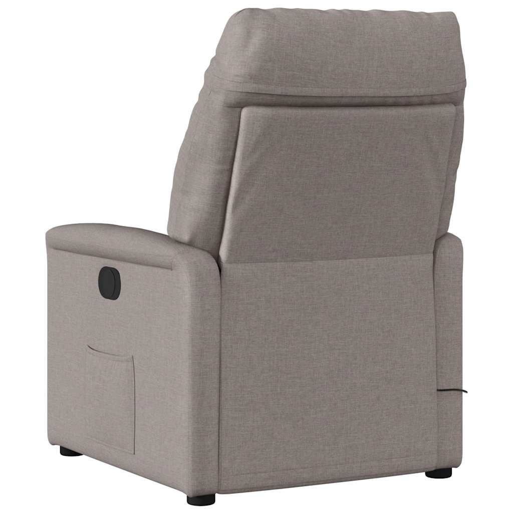 Relaxsessel Taupe Stoff