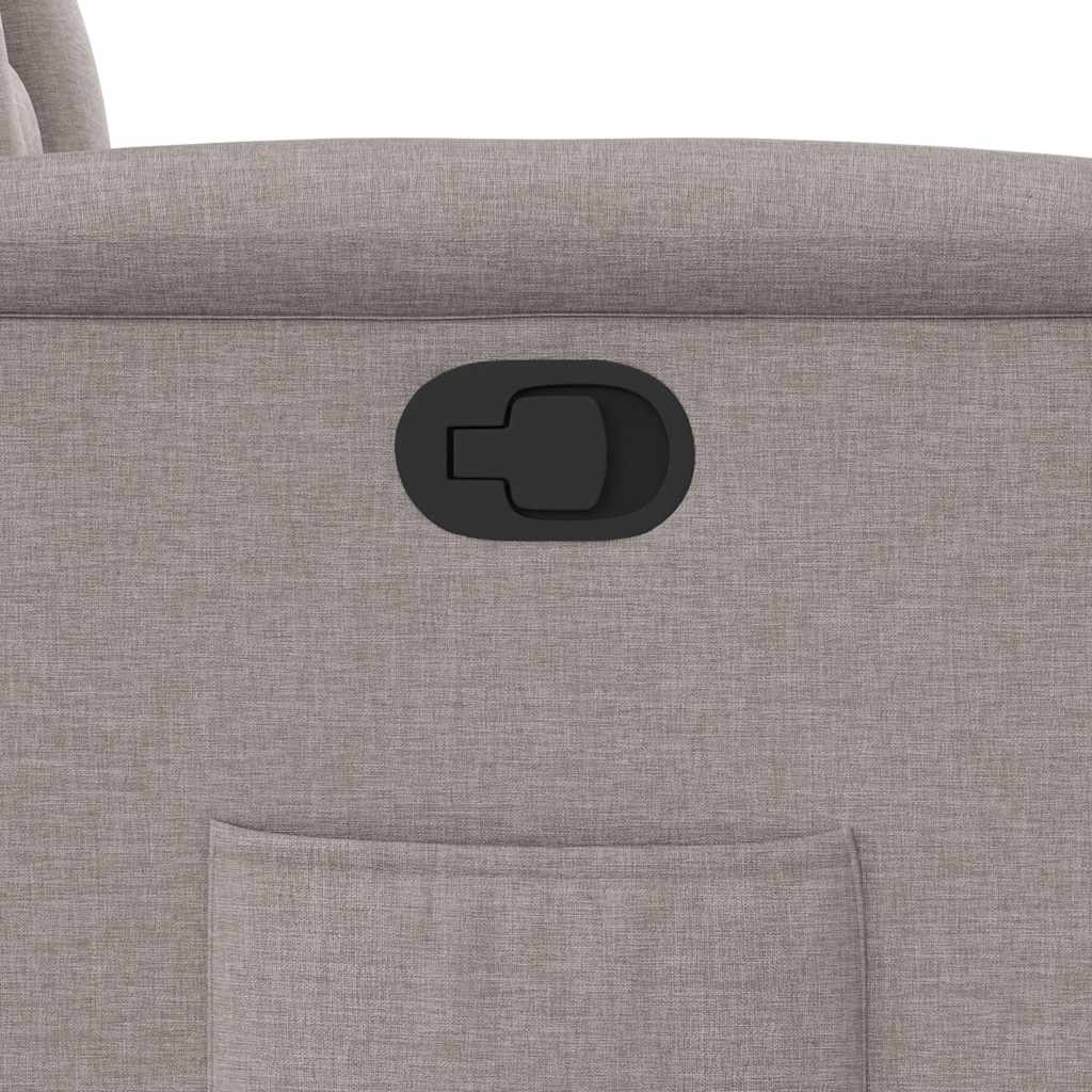 Relaxsessel Taupe Stoff