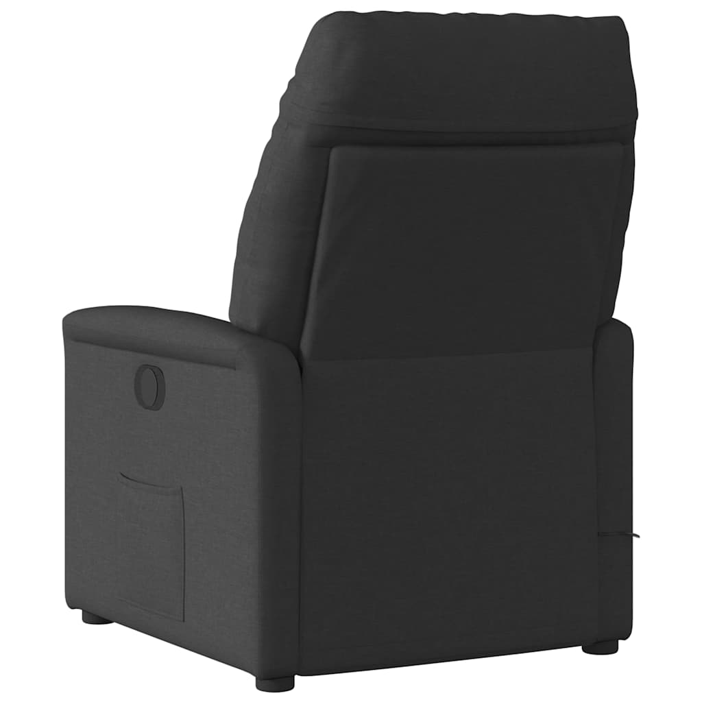 Massagesessel Schwarz Stoff
