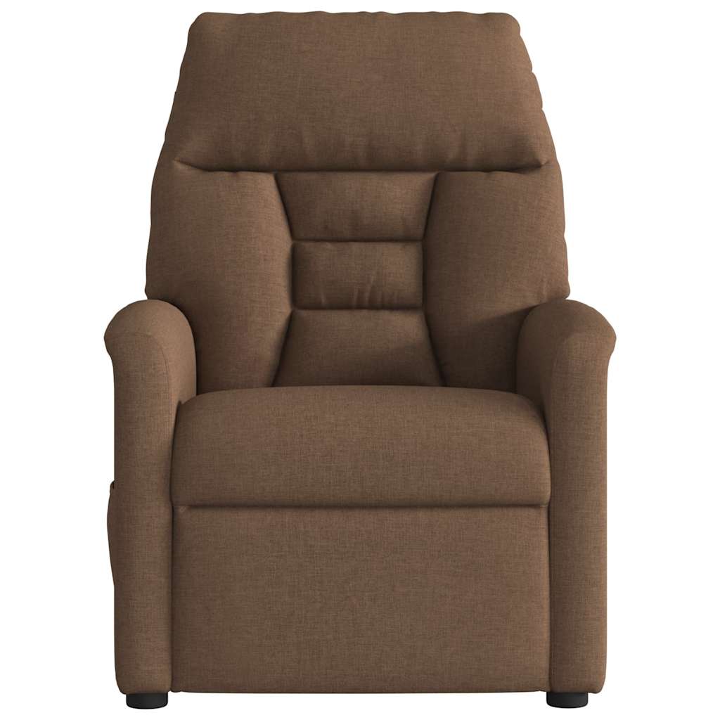 Massagesessel Braun Stoff
