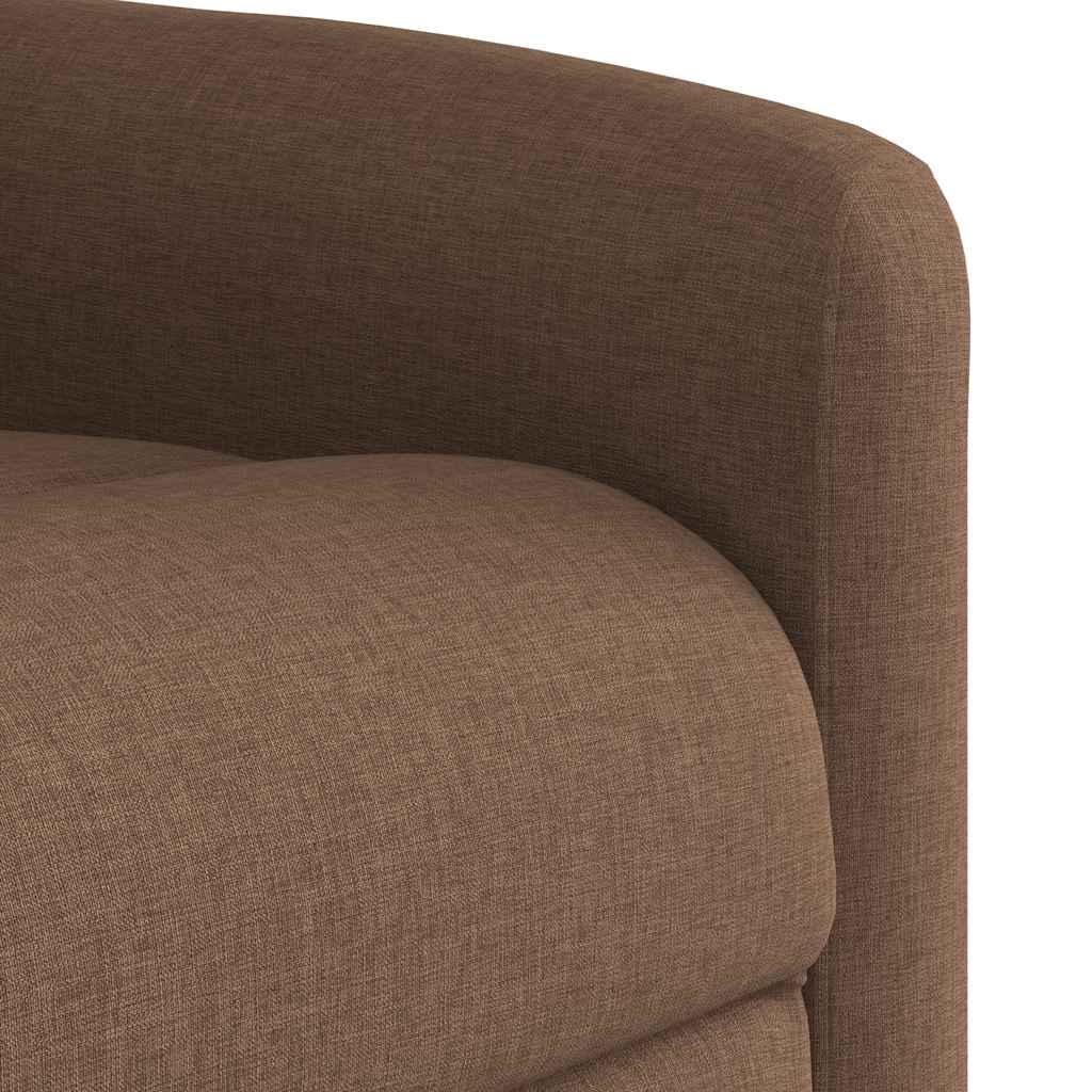 Massagesessel Braun Stoff