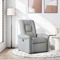 Relaxsessel Hellgrau Stoff