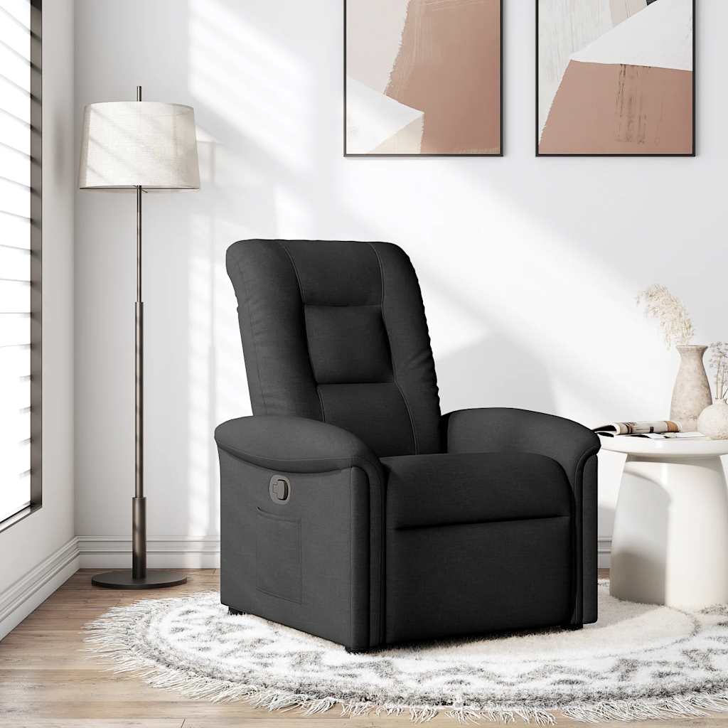 Relaxsessel Schwarz Stoff