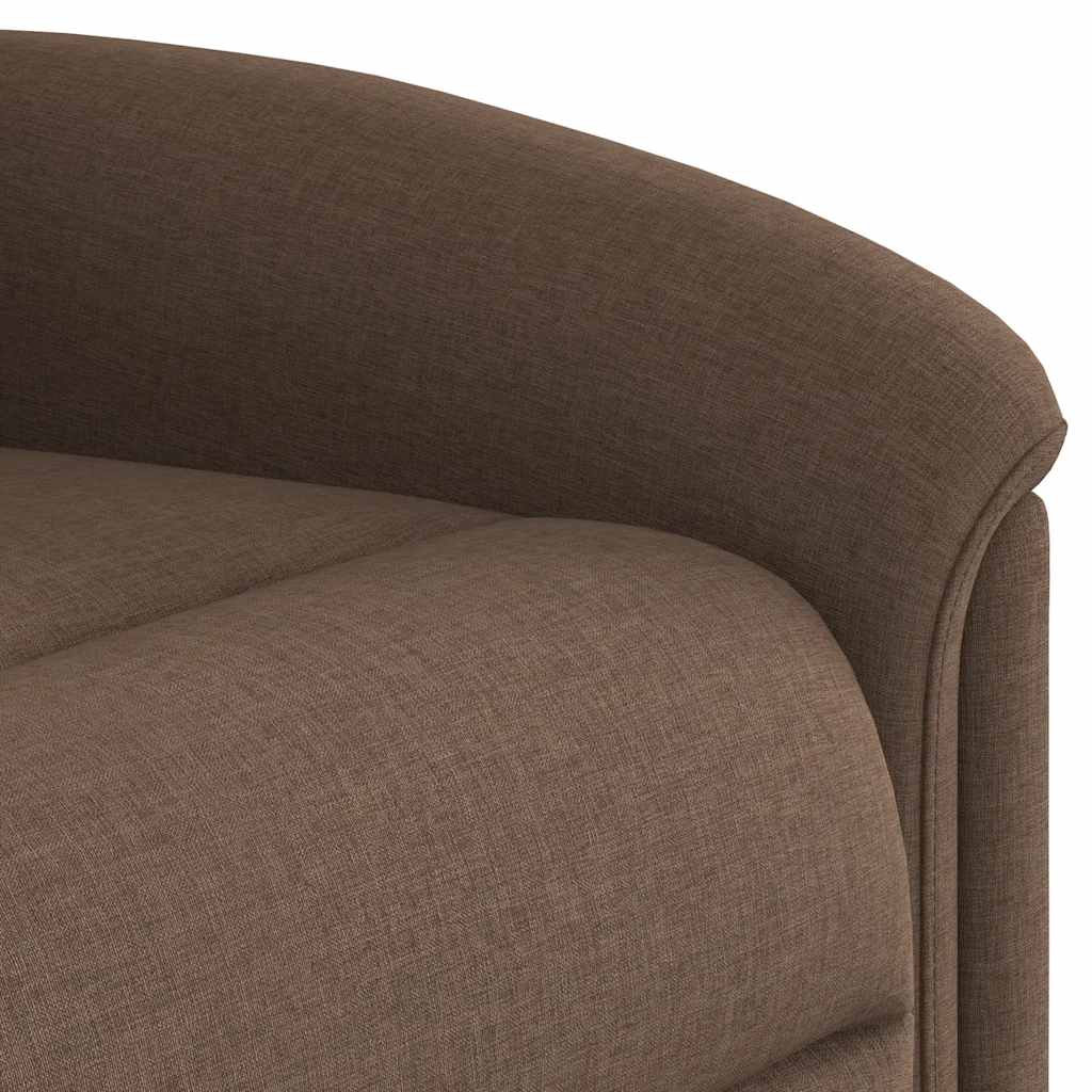 Relaxsessel Braun Stoff