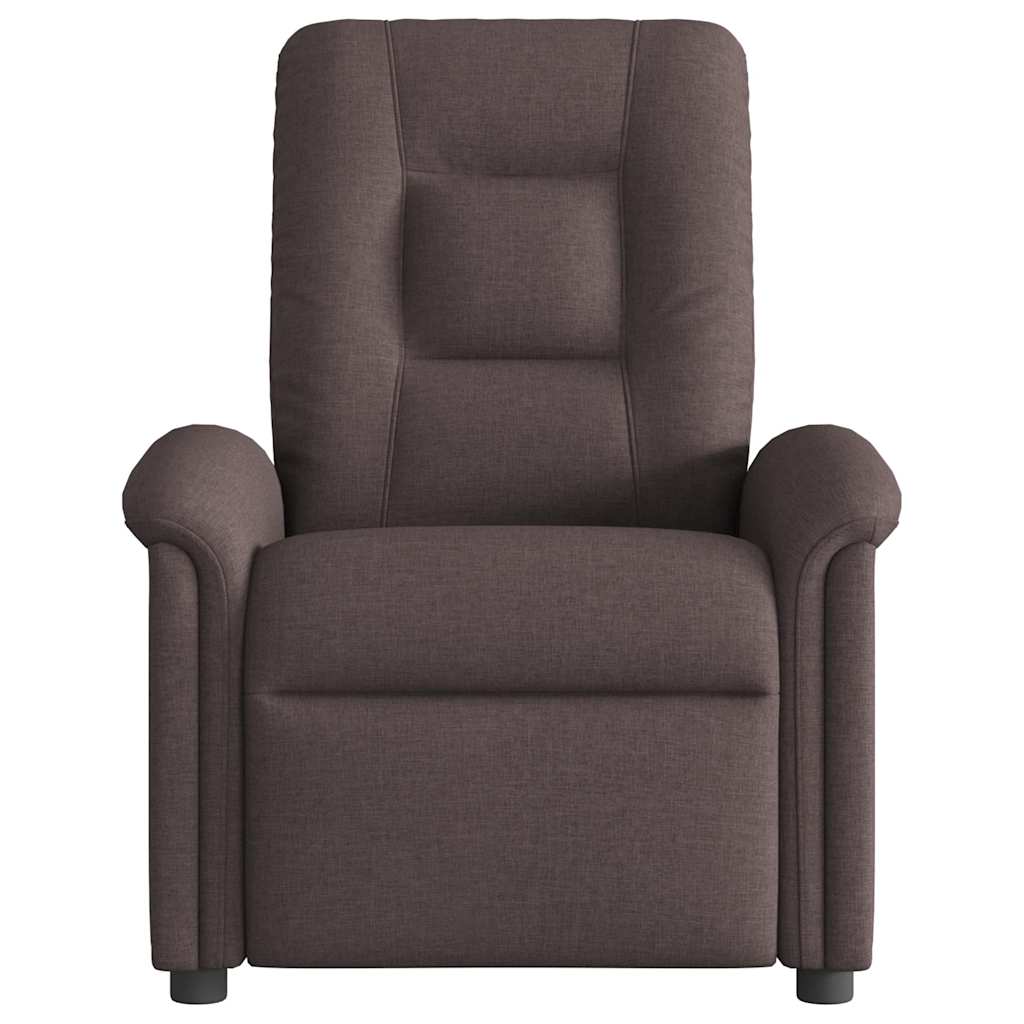 Relaxsessel Dunkelbraun Stoff
