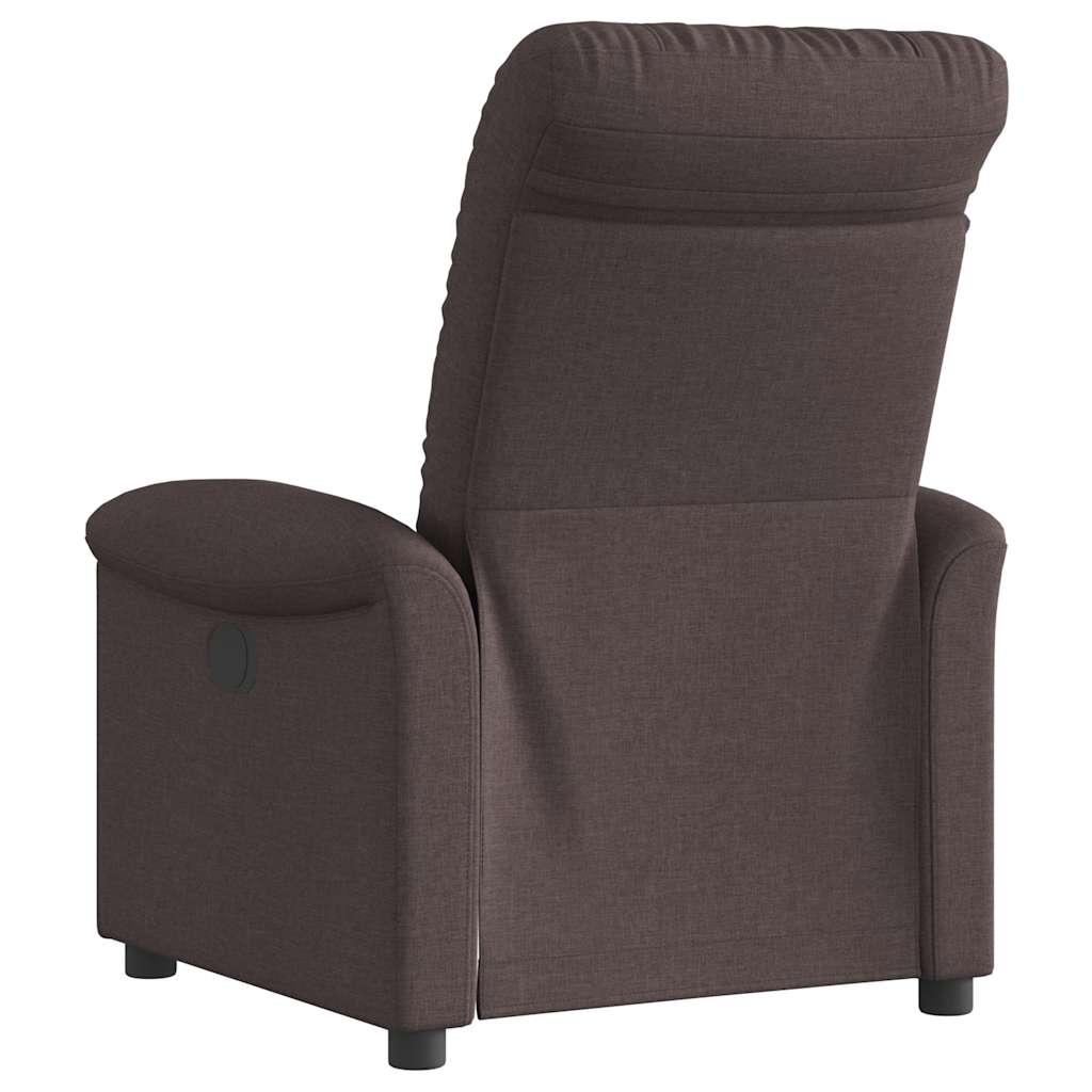 Relaxsessel Dunkelbraun Stoff
