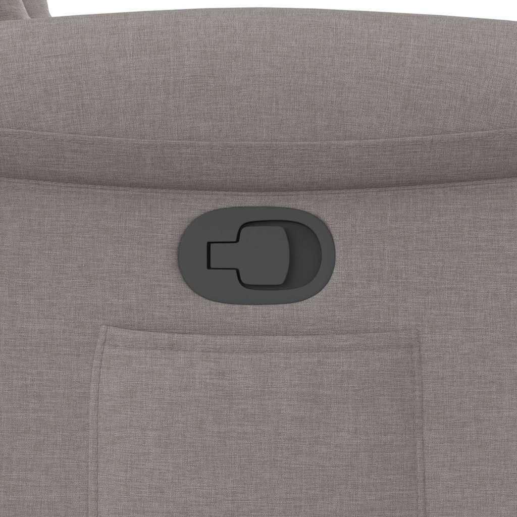 Relaxsessel Taupe Stoff