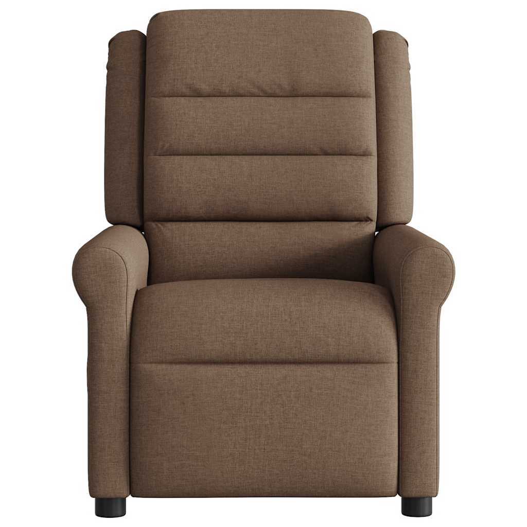 Relaxsessel Braun Stoff