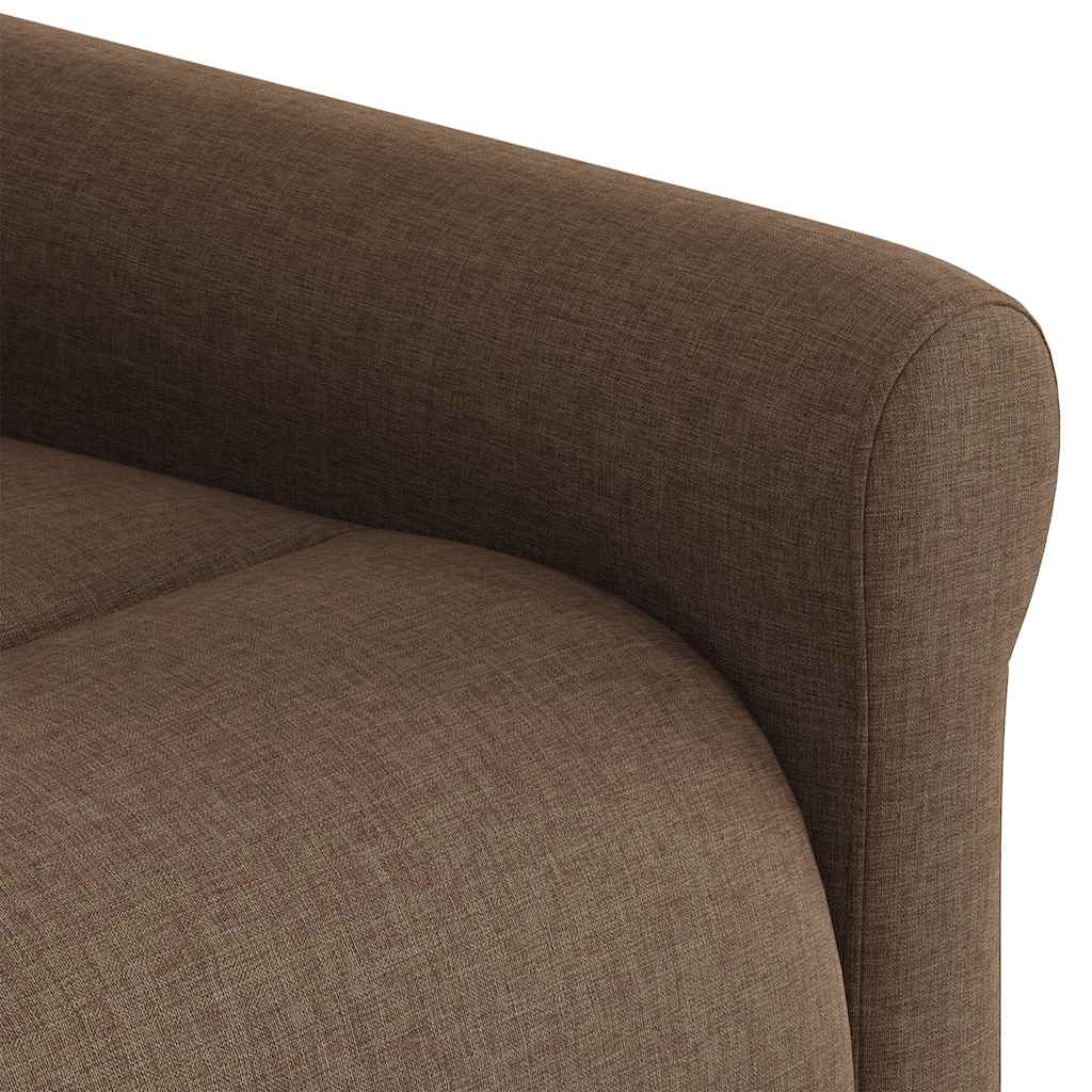 Relaxsessel Braun Stoff