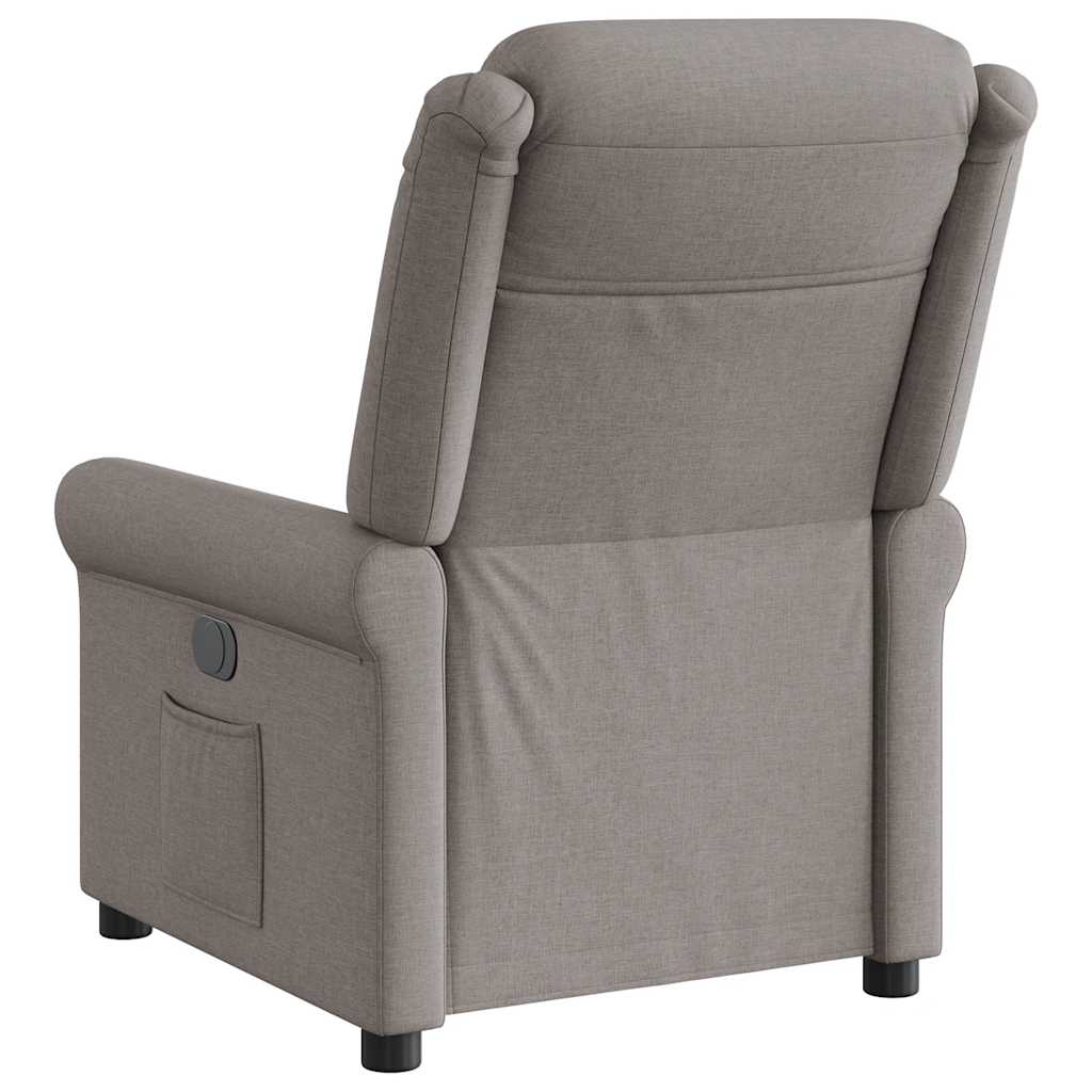 Relaxsessel Taupe Stoff