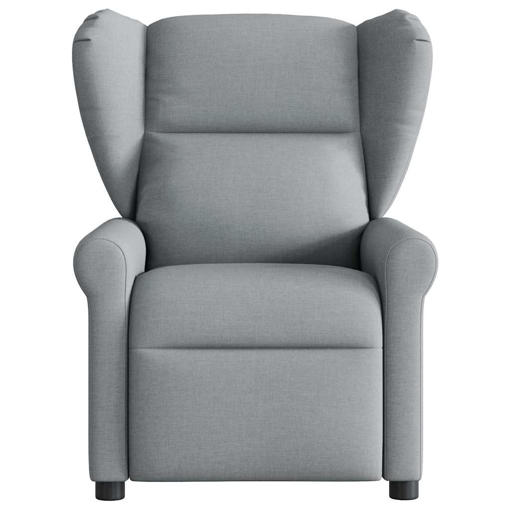 Relaxsessel Hellgrau Stoff