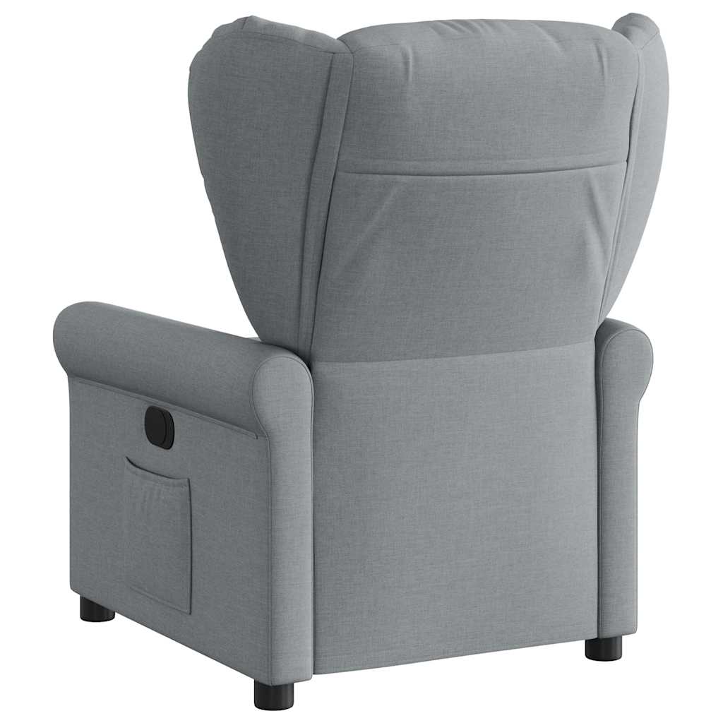 Relaxsessel Hellgrau Stoff
