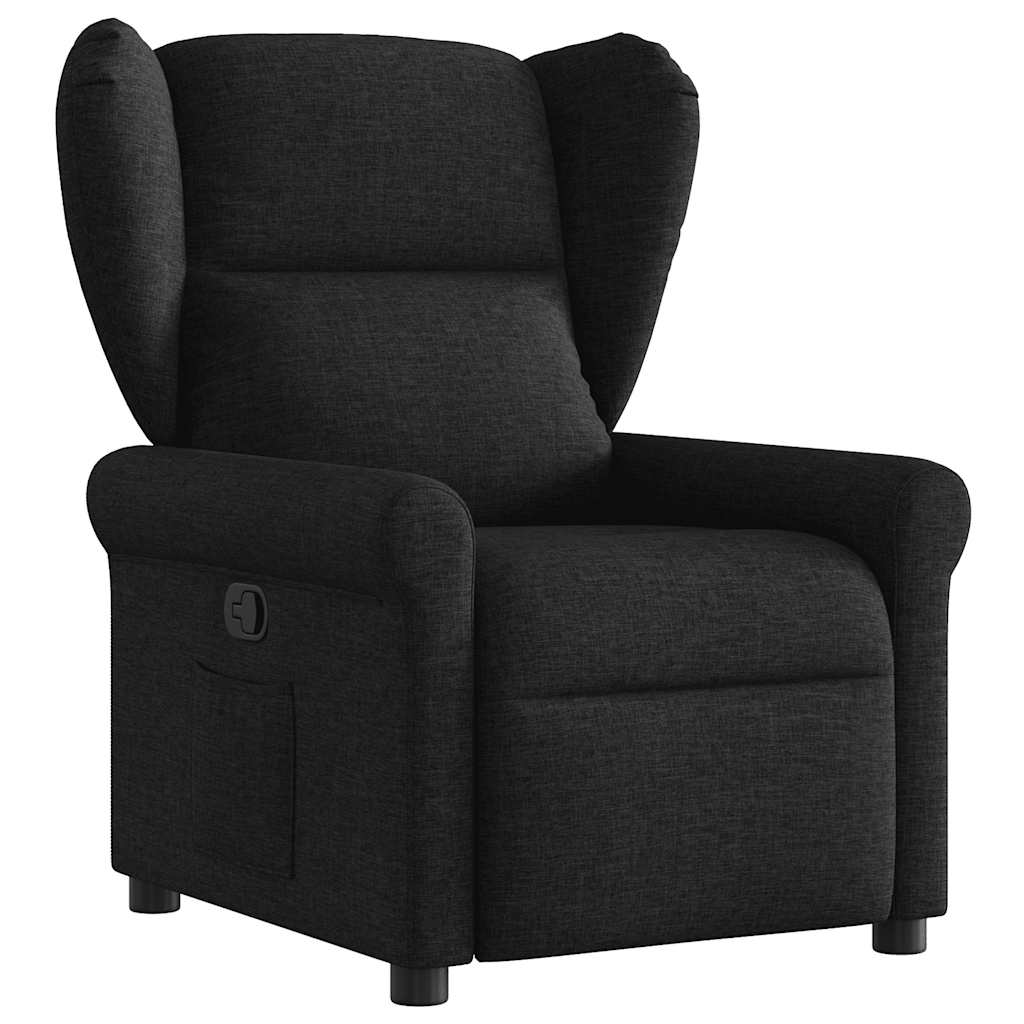 Relaxsessel Schwarz Stoff