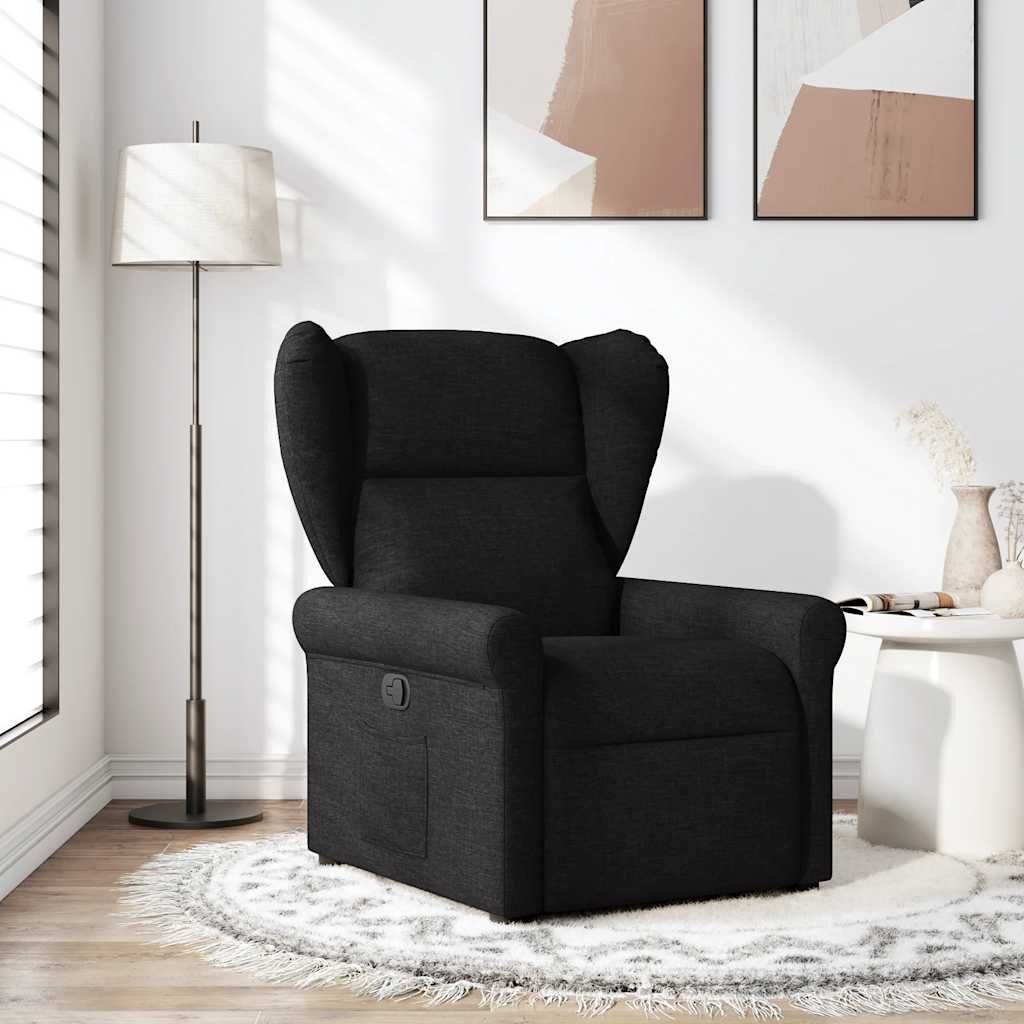 Relaxsessel Schwarz Stoff