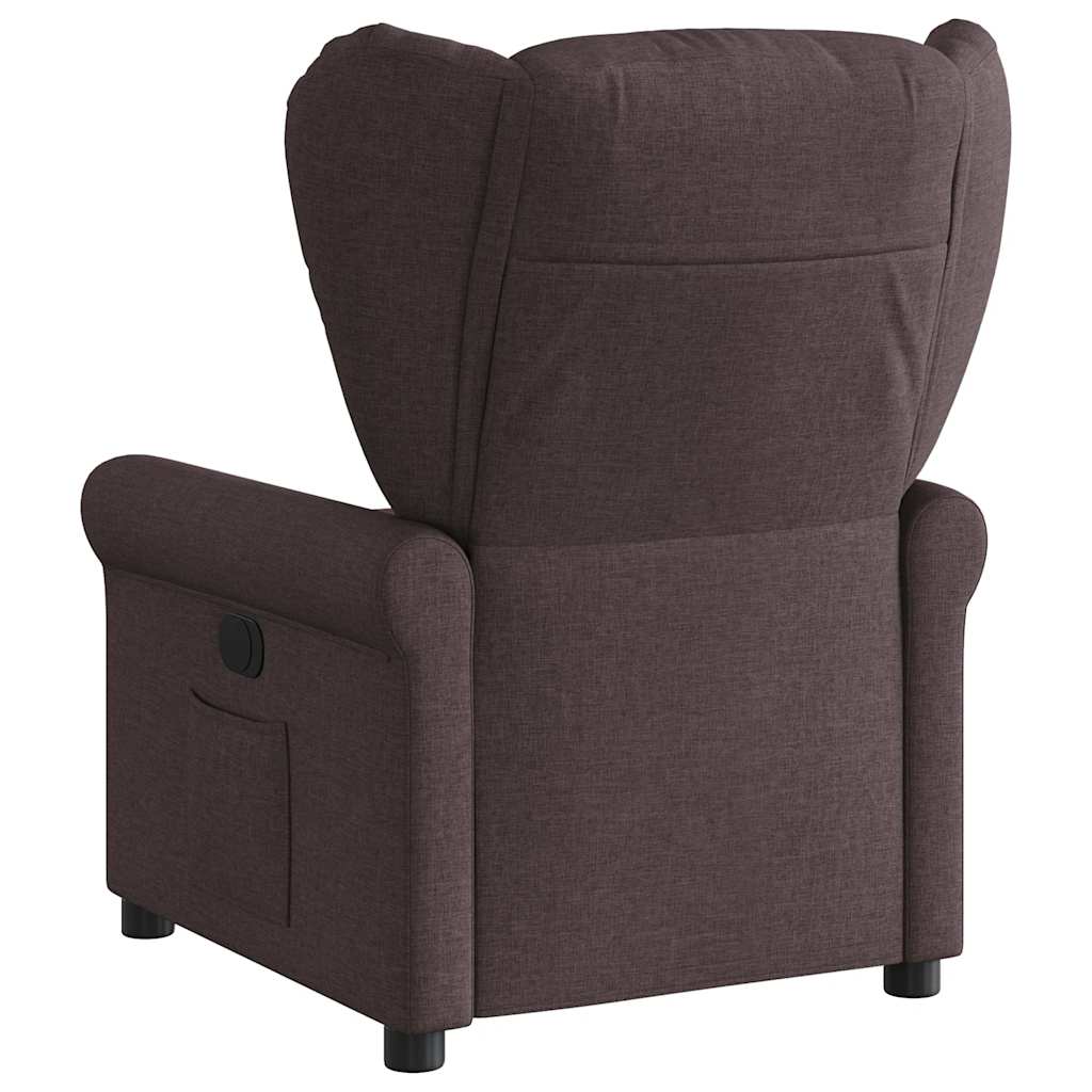 Relaxsessel Dunkelbraun Stoff