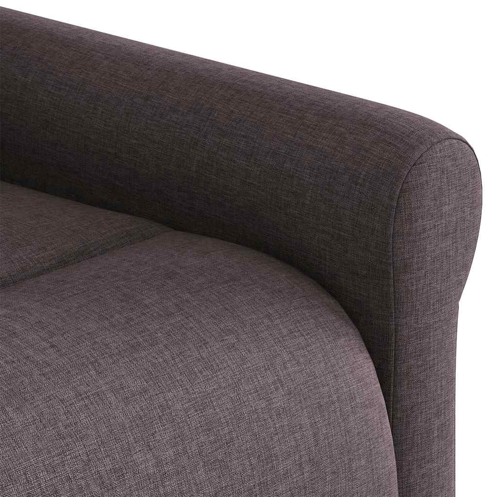 Relaxsessel Dunkelbraun Stoff
