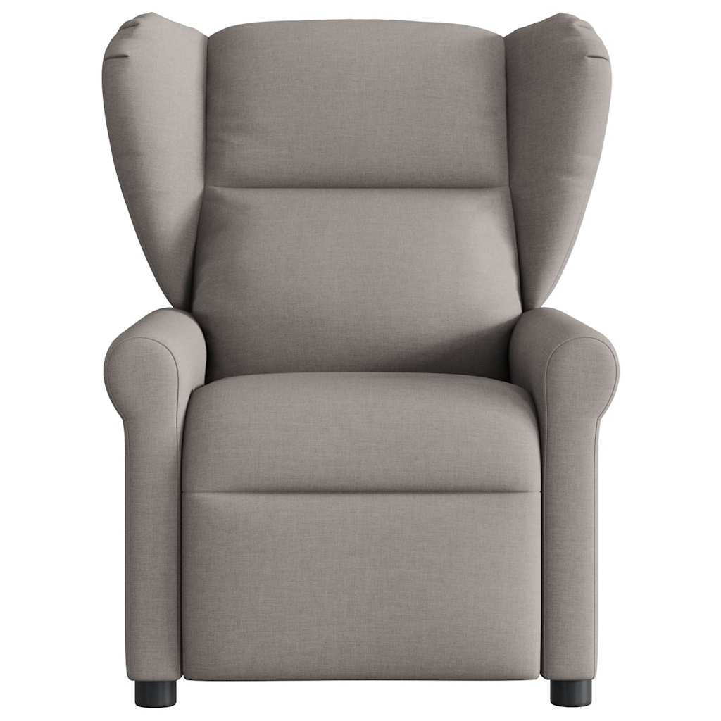 Relaxsessel Taupe Stoff