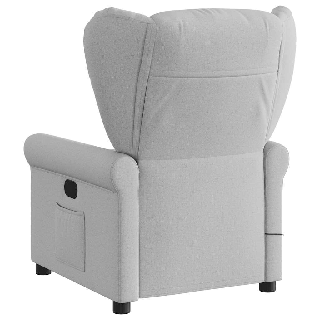 Massagesessel Wolkengrau Stoff