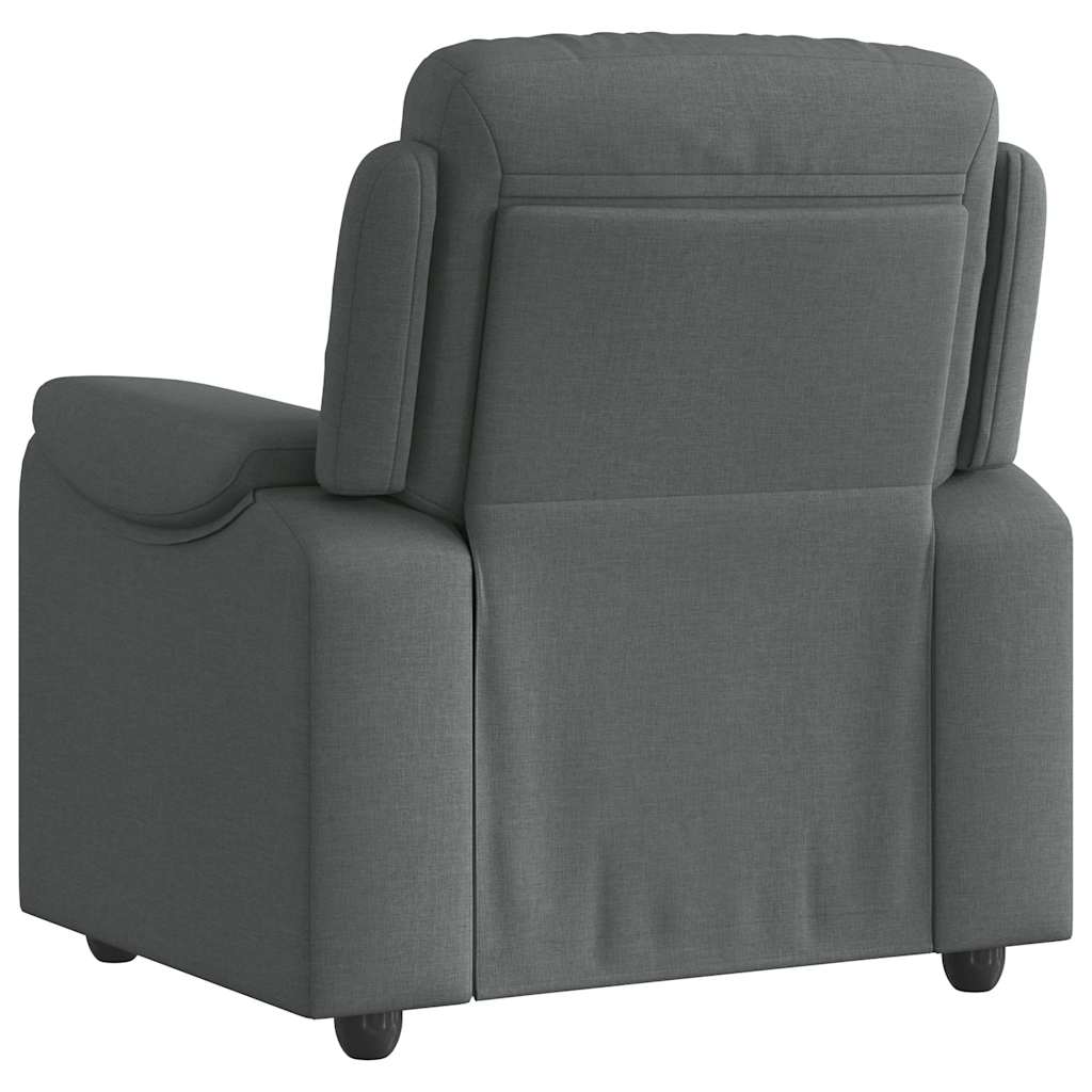 Relaxsessel Dunkelgrau Stoff