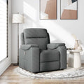 Relaxsessel Dunkelgrau Stoff