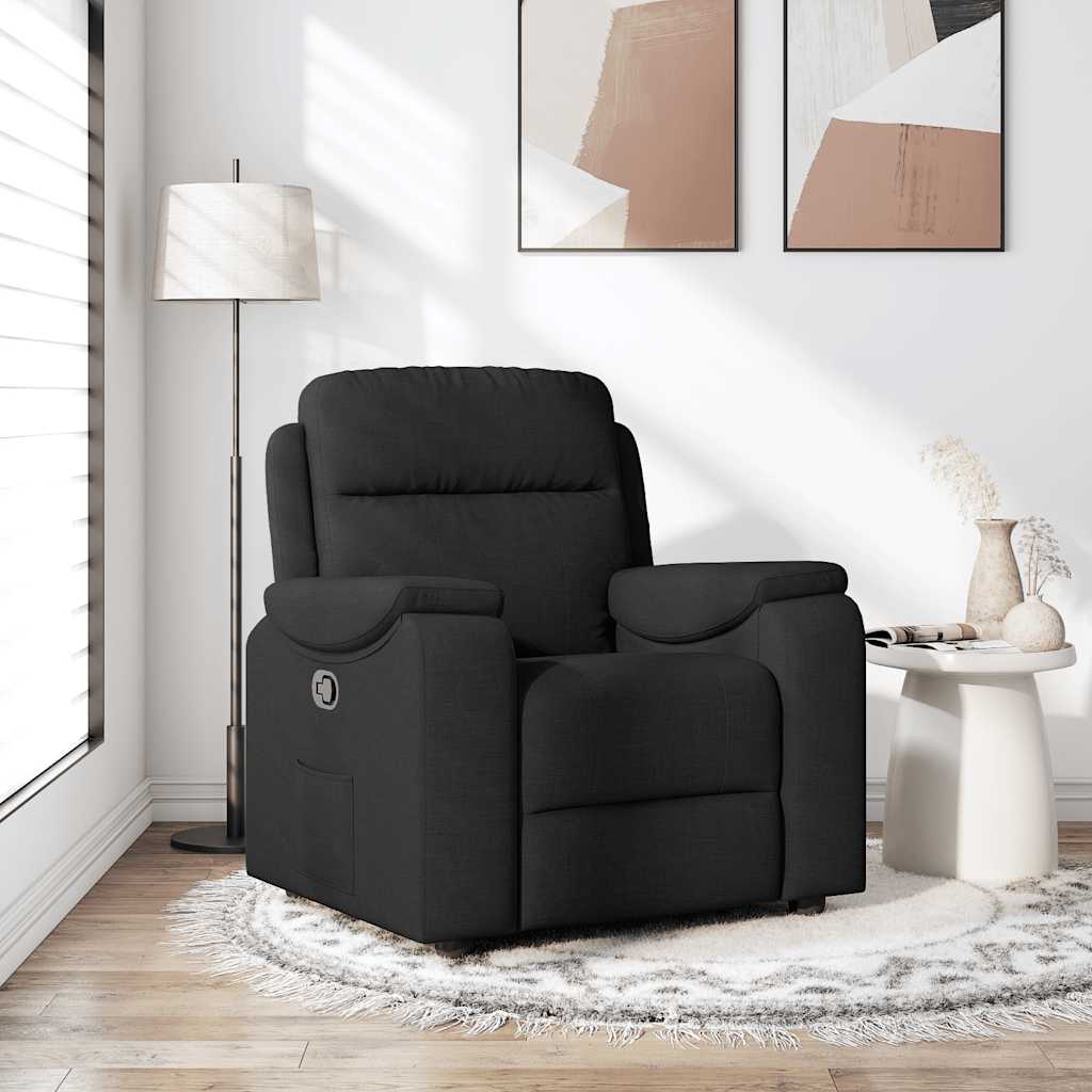 Relaxsessel Schwarz Stoff