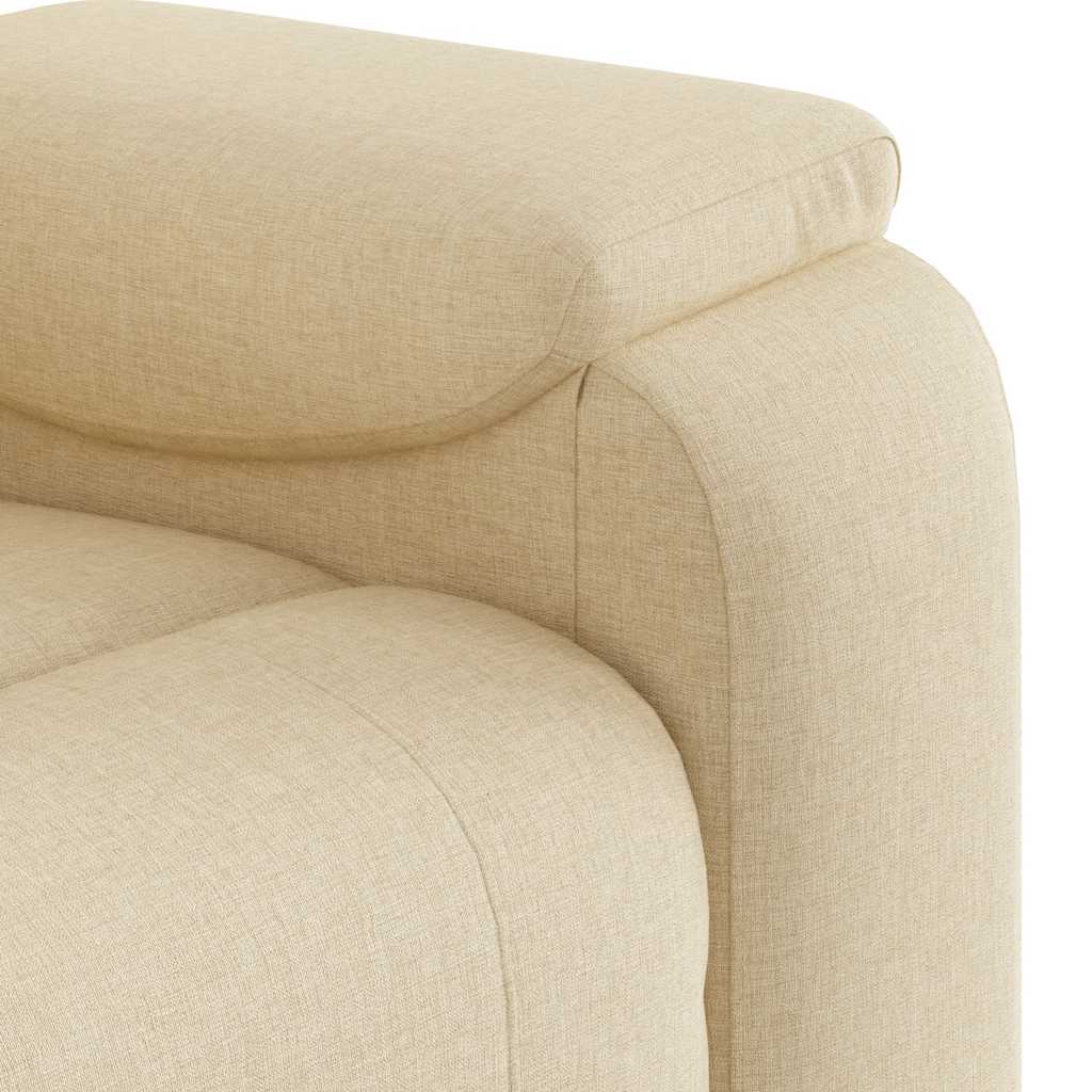 Relaxsessel Creme Stoff