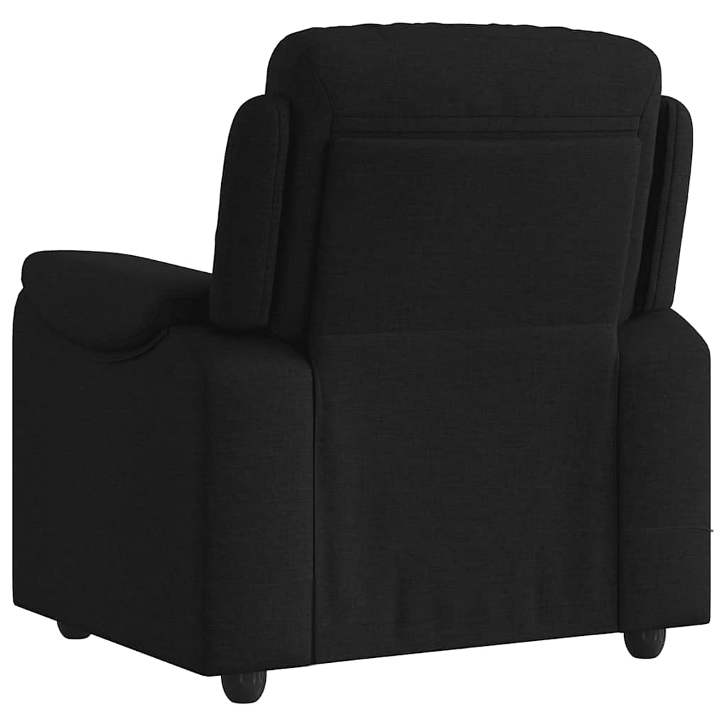 Massagesessel Schwarz Stoff
