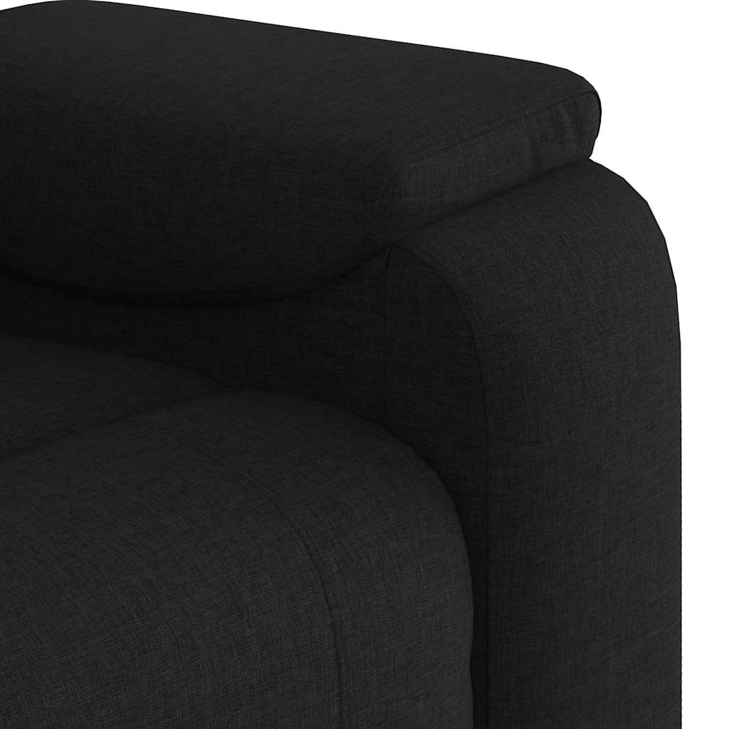 Massagesessel Schwarz Stoff