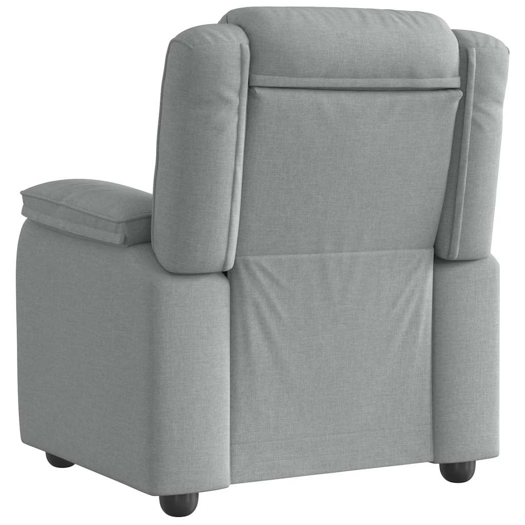 Relaxsessel Hellgrau Stoff