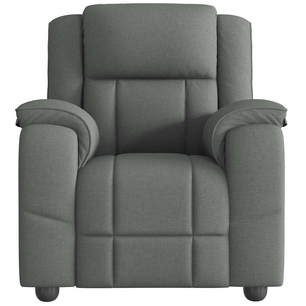 Relaxsessel Dunkelgrau Stoff