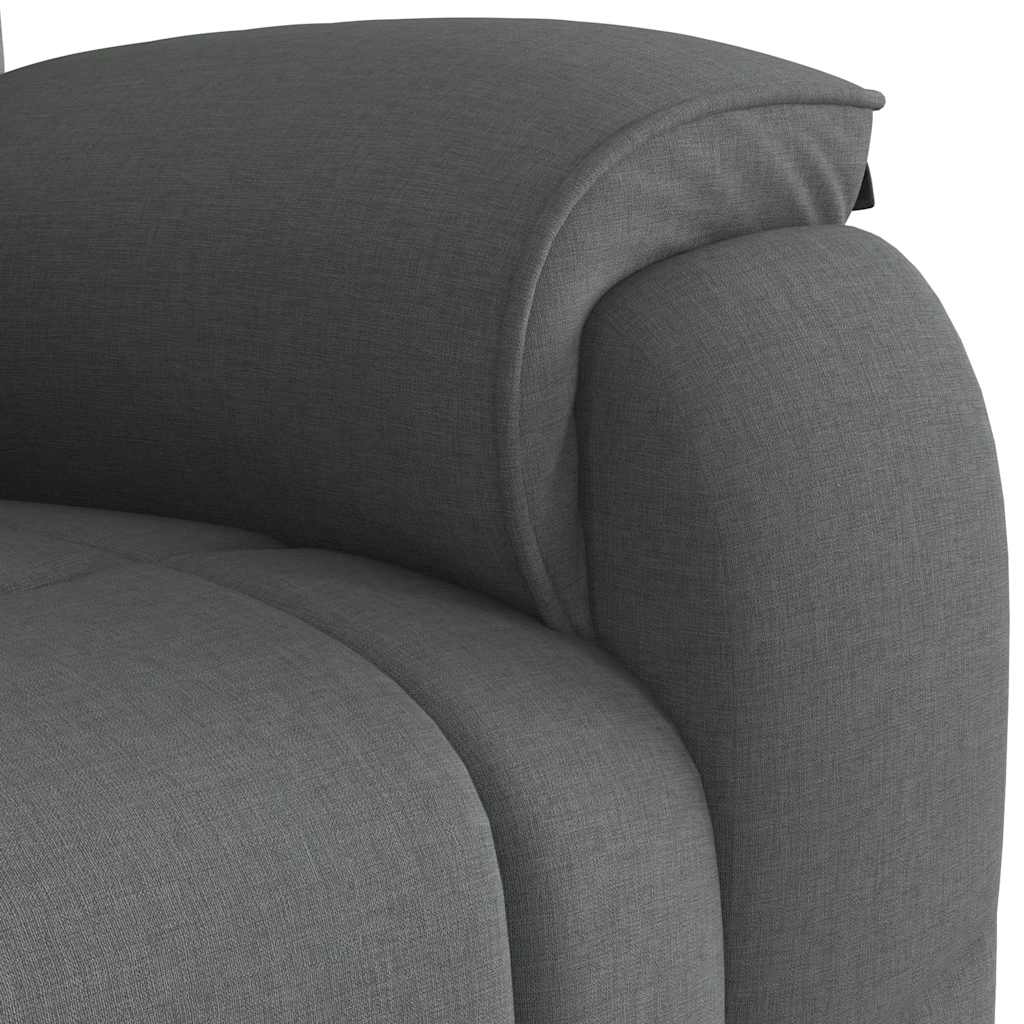 Relaxsessel Dunkelgrau Stoff