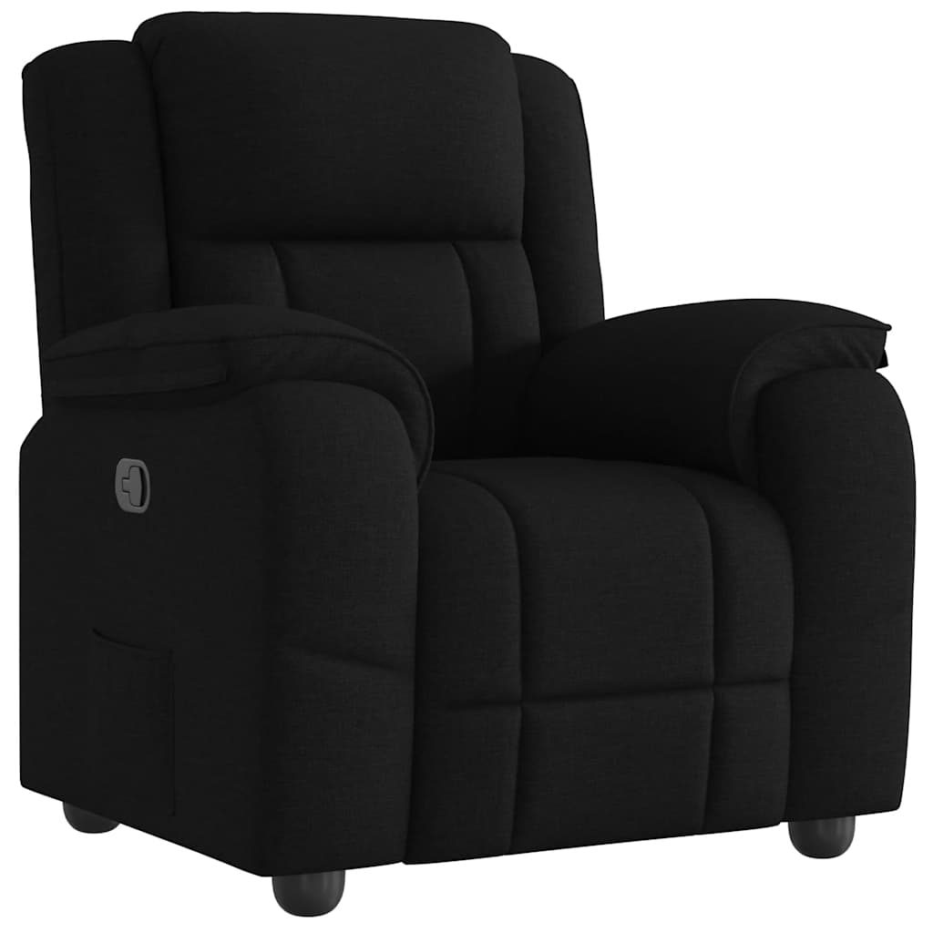 Relaxsessel Schwarz Stoff