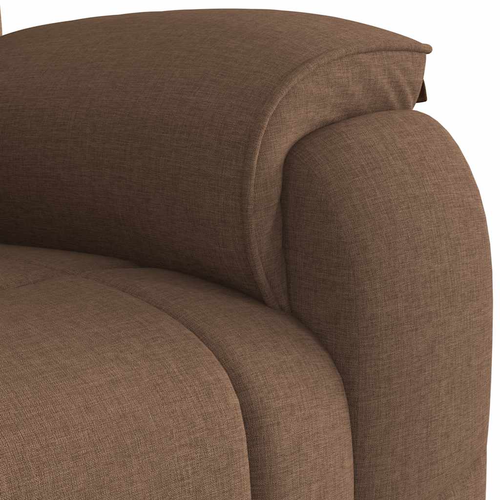 Relaxsessel Braun Stoff
