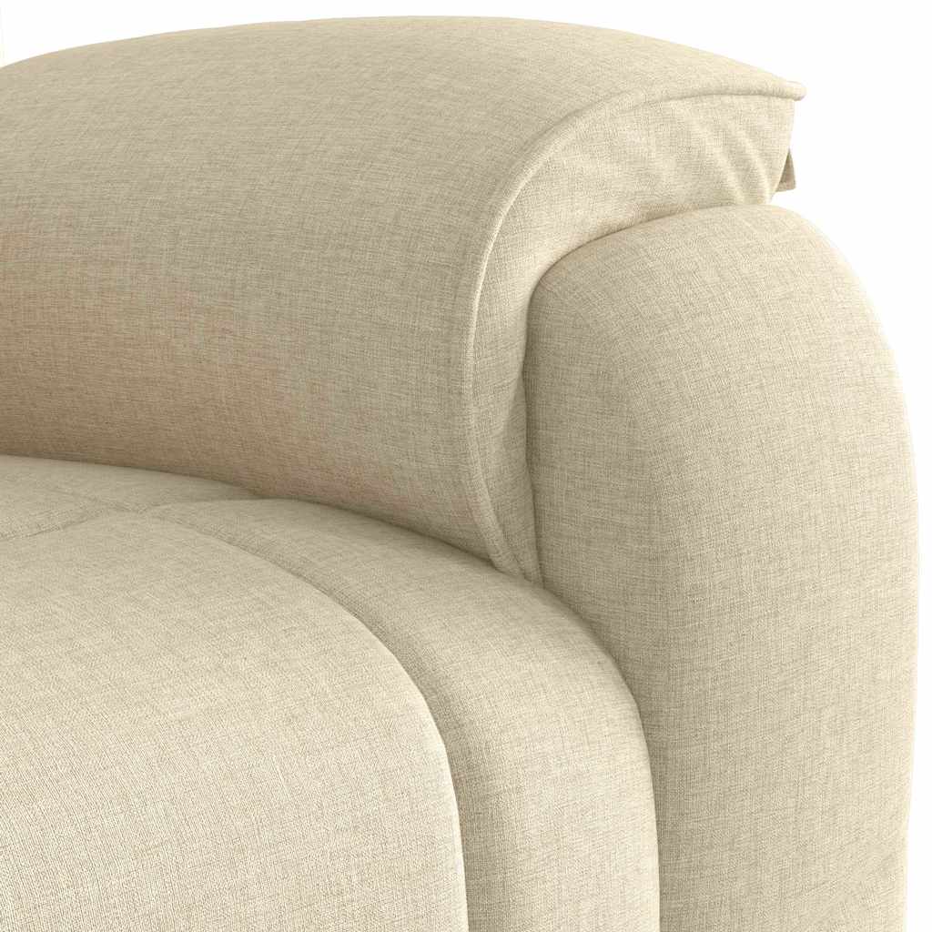 Relaxsessel Creme Stoff