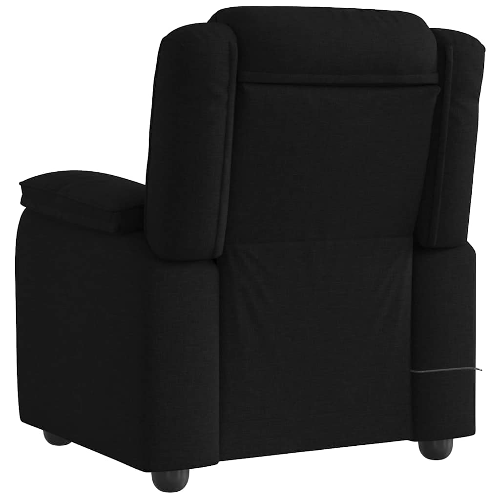Massagesessel Schwarz Stoff