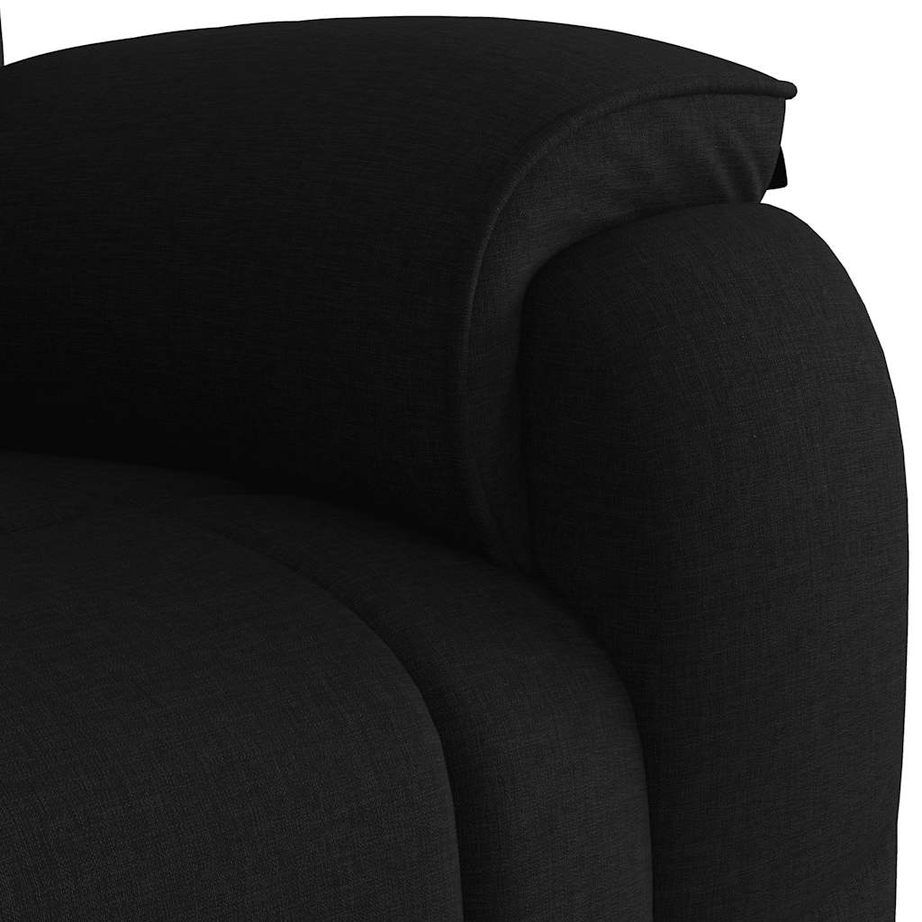 Massagesessel Schwarz Stoff