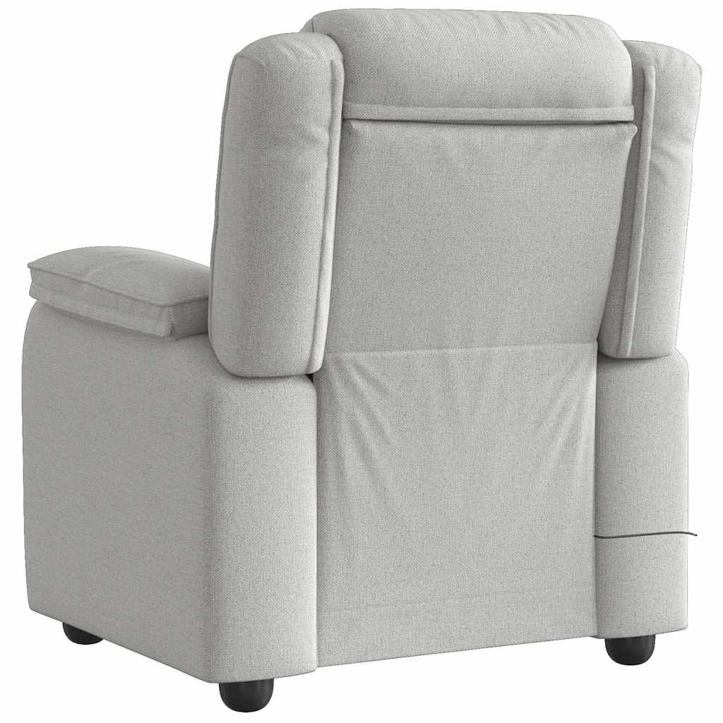 Massagesessel Wolkengrau Stoff