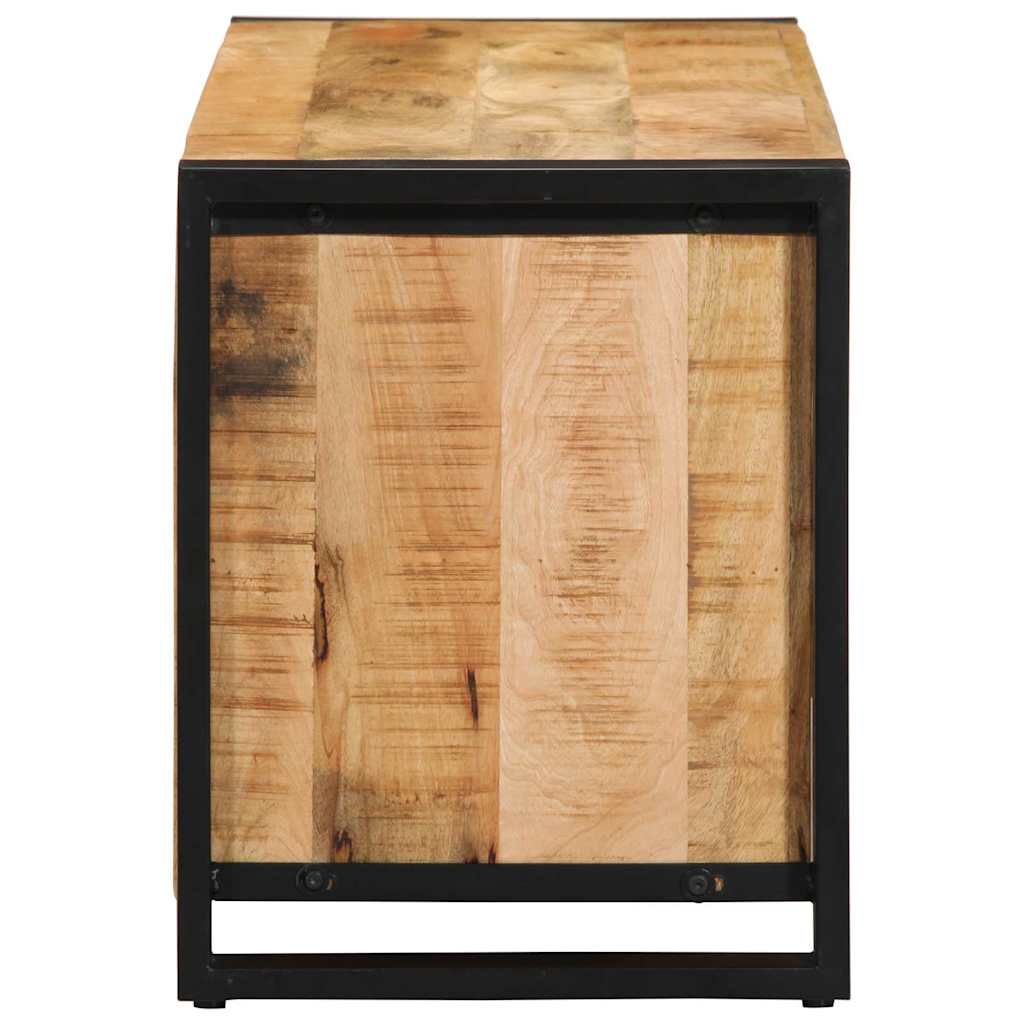 Schuhbank Braun 100 x 40 x 50 cm Massivholz Mango