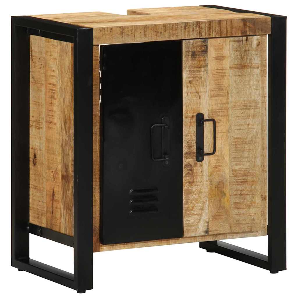 Badezimmerschrank Braun 55 x 35 x 60 cm Massivholz Mango