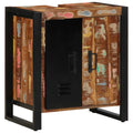 Badezimmerschrank mit Regal Braun Massives upgecyceltes Holz