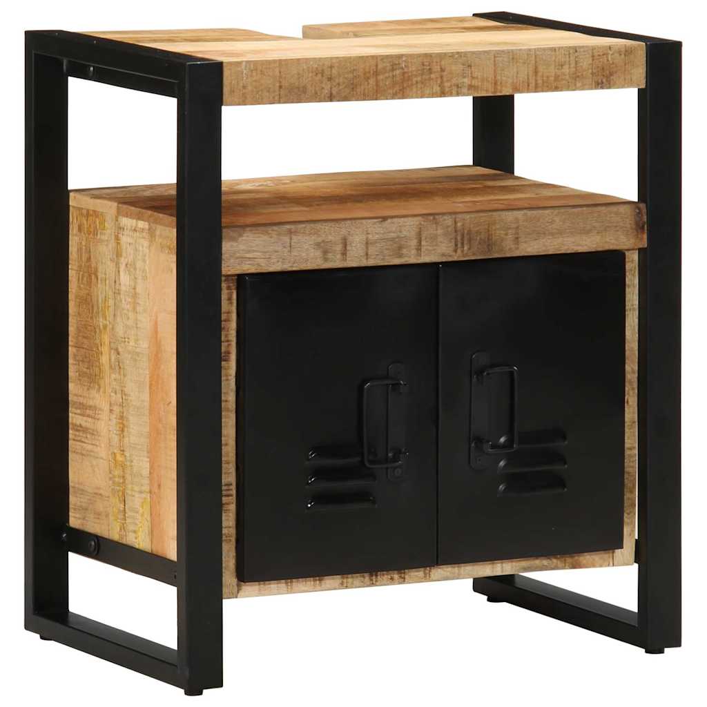 Badezimmerschrank Braun 55 x 35 x 60 cm Massivholz Mango