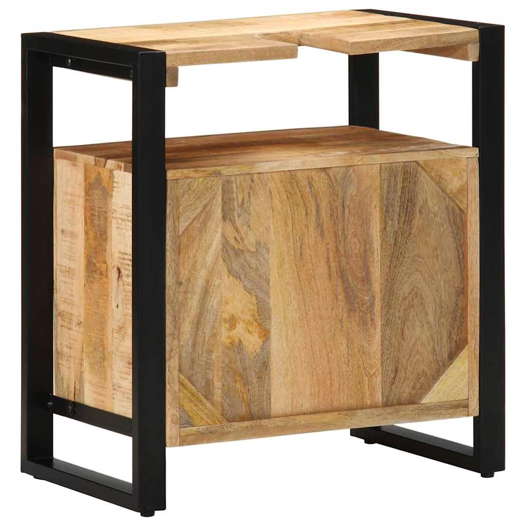 Badezimmerschrank Braun 55 x 35 x 60 cm Massivholz Mango